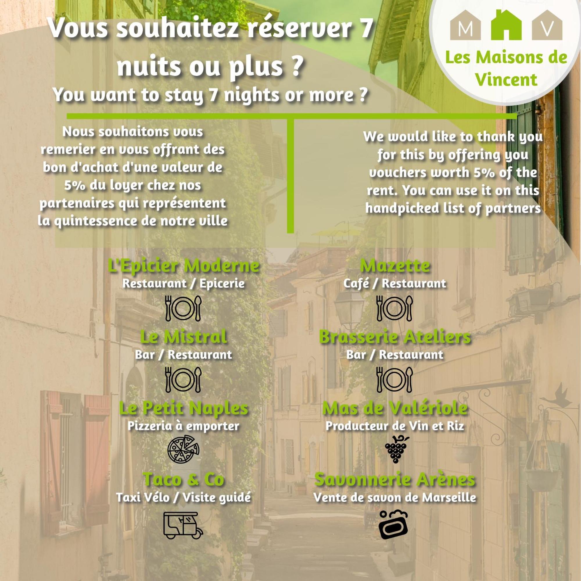 Ferienwohnung Laincel - Clim - Balcon Arles Exterior foto